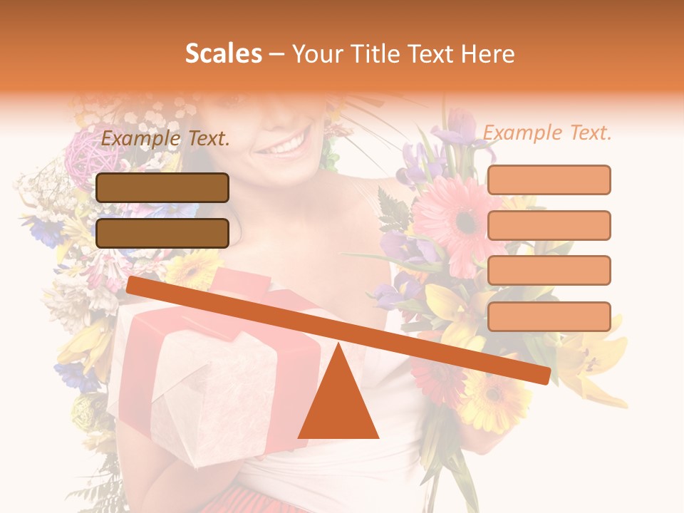 Portrait Face Lily PowerPoint Template