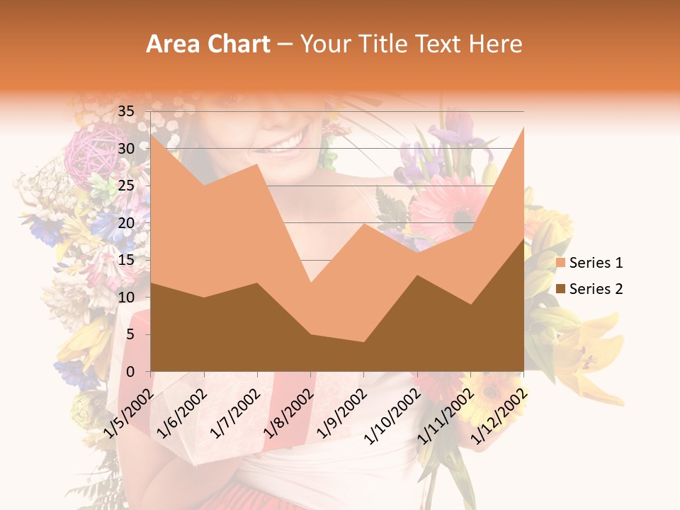 Portrait Face Lily PowerPoint Template