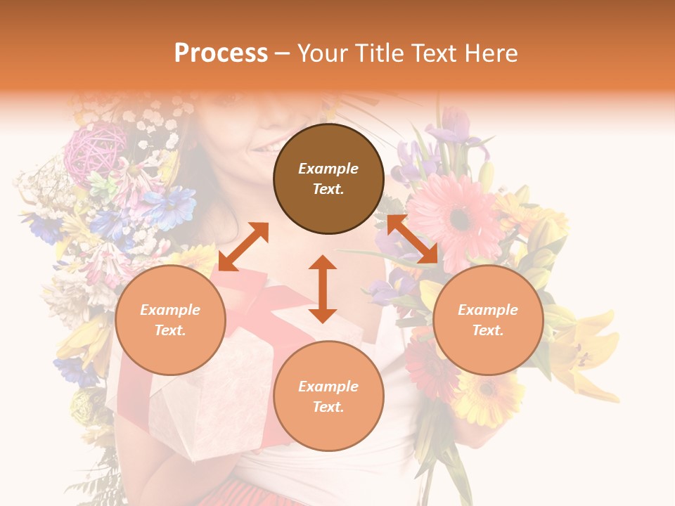 Portrait Face Lily PowerPoint Template