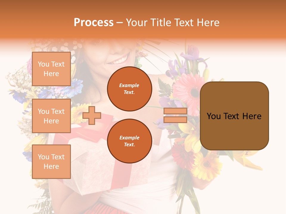 Portrait Face Lily PowerPoint Template