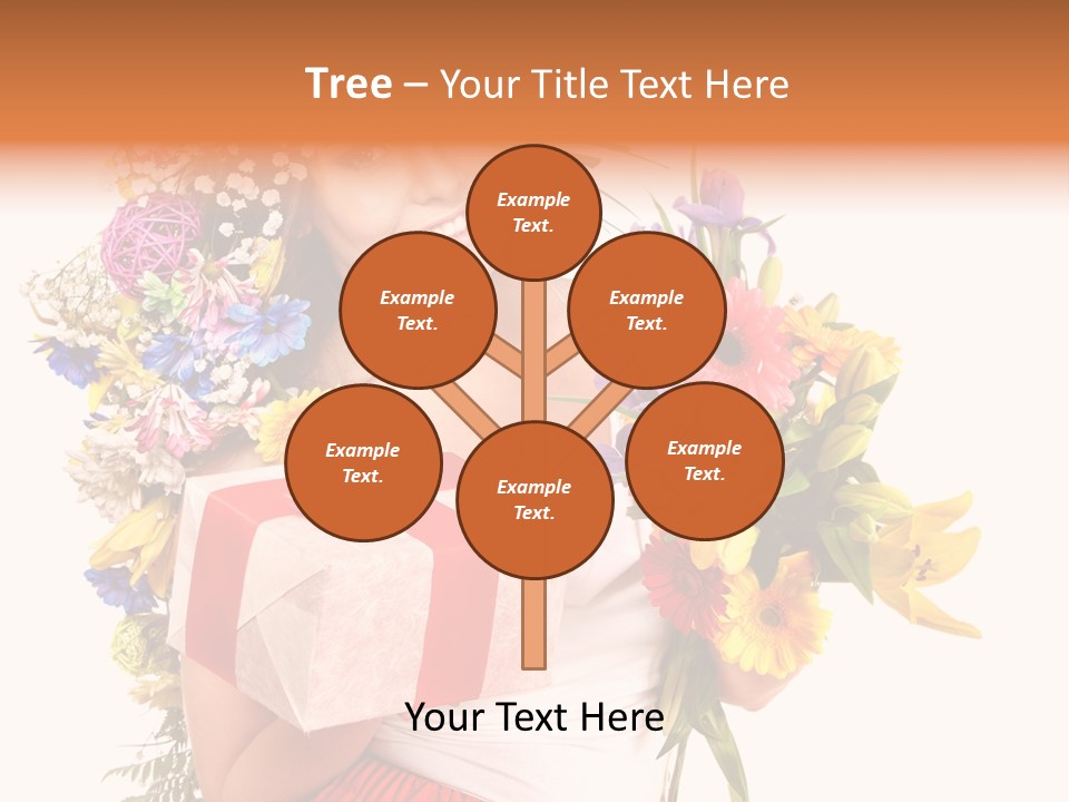 Portrait Face Lily PowerPoint Template