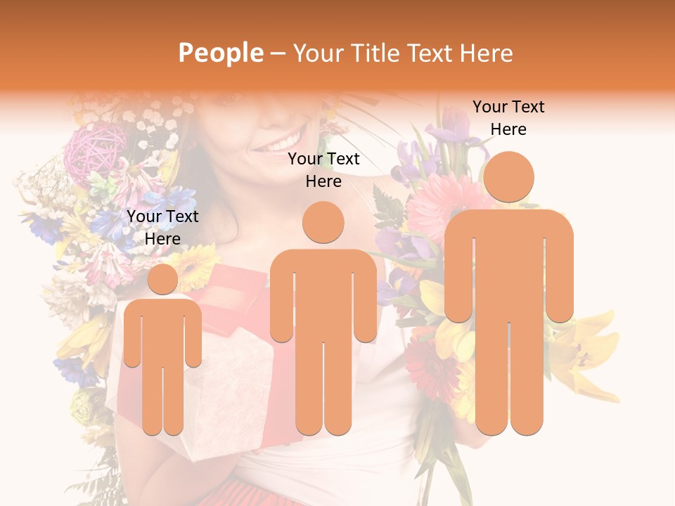 Portrait Face Lily PowerPoint Template