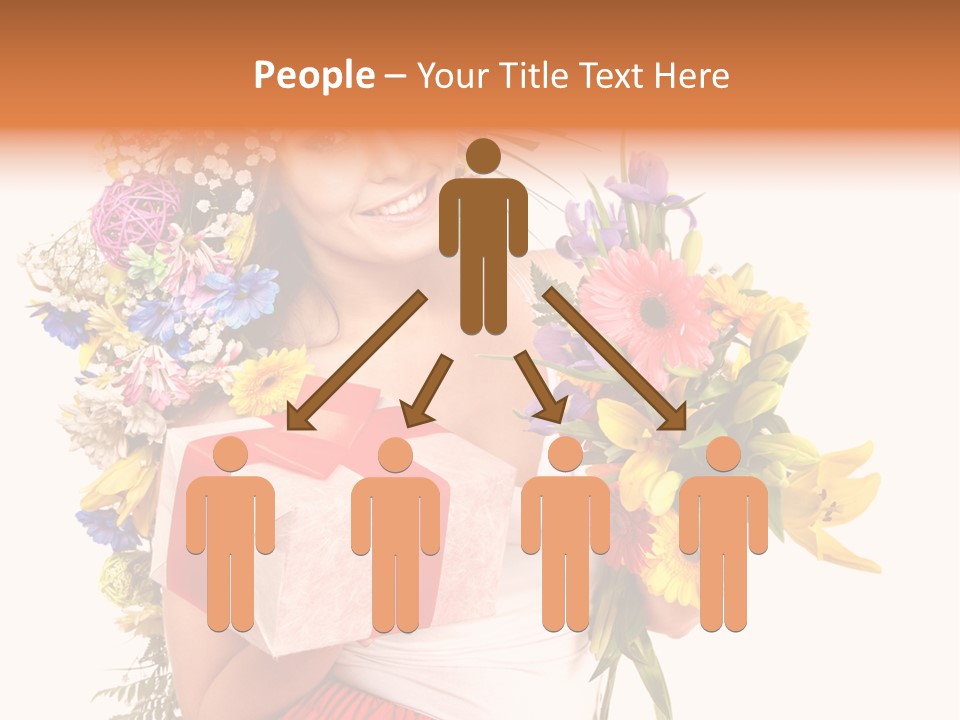 Portrait Face Lily PowerPoint Template