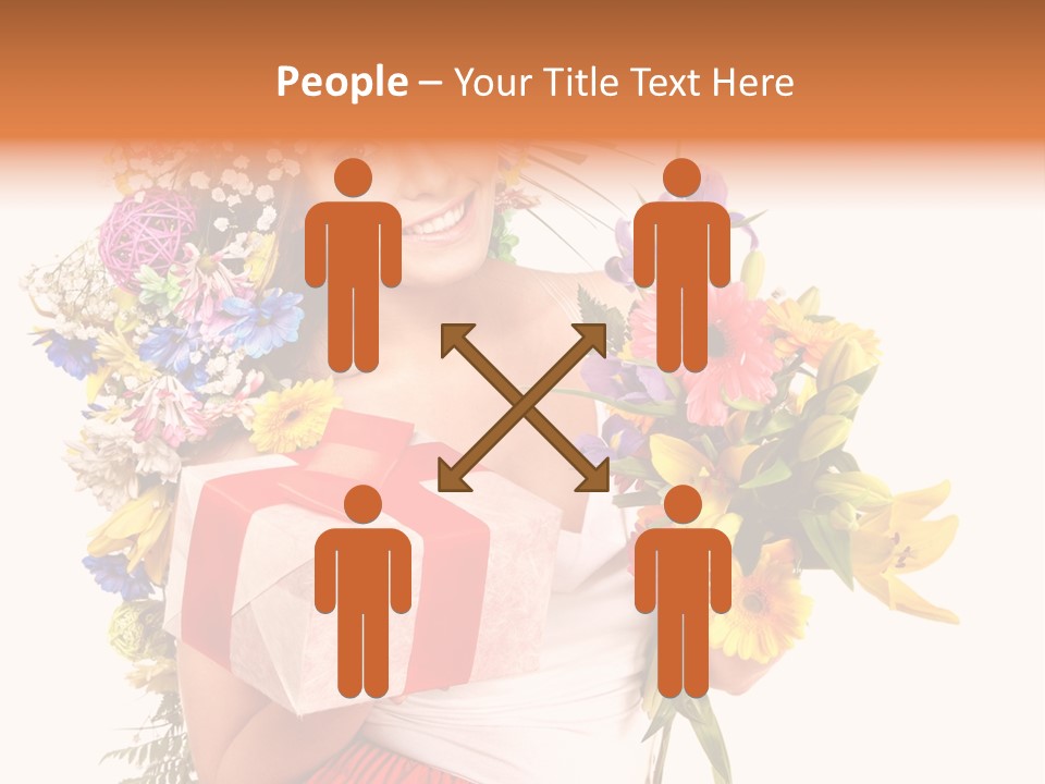 Portrait Face Lily PowerPoint Template