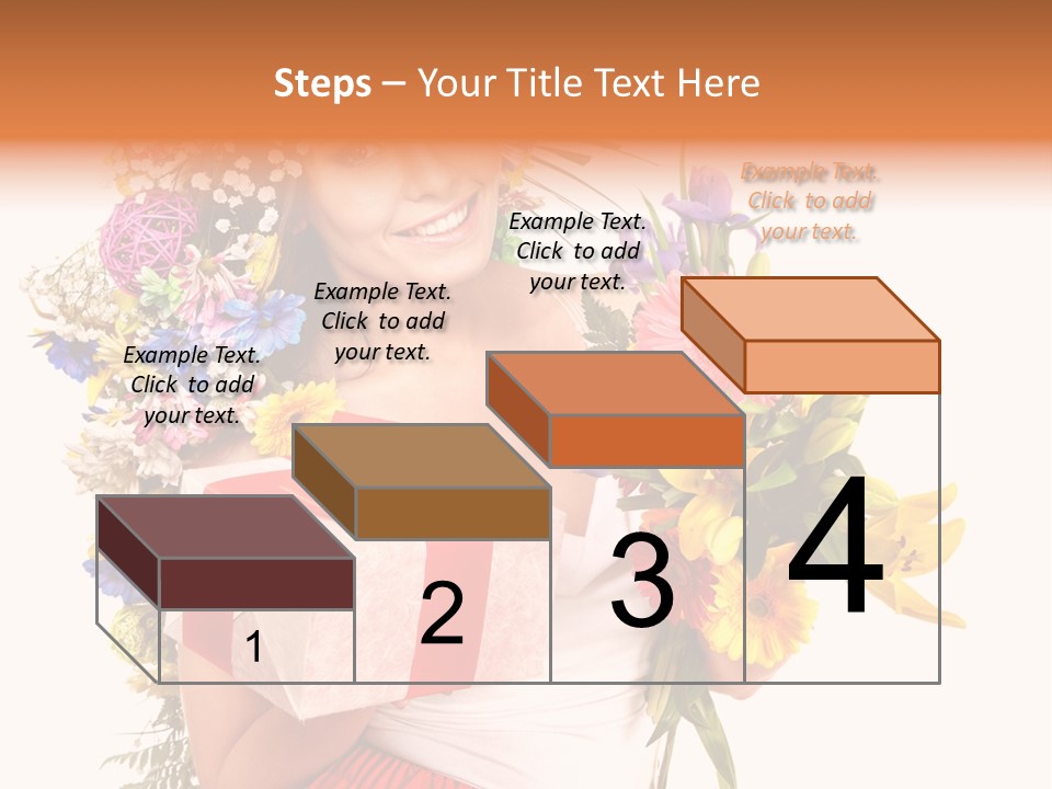 Portrait Face Lily PowerPoint Template