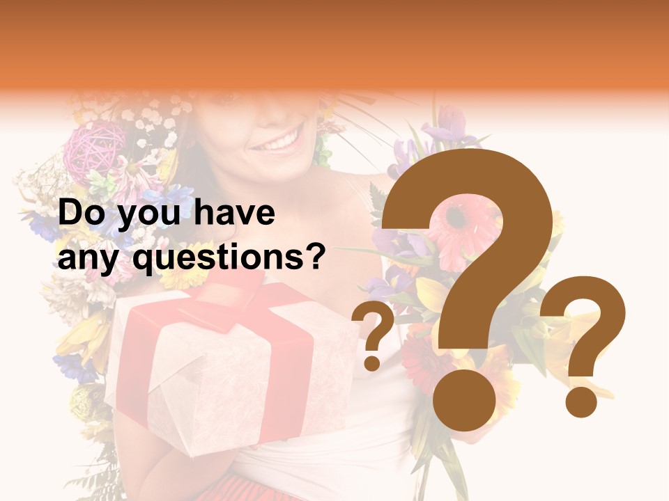 Portrait Face Lily PowerPoint Template