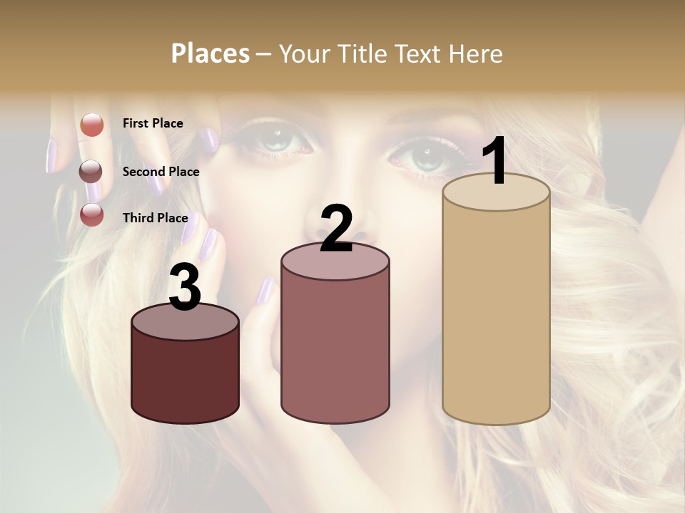 Curls Beauty Salon Beauty PowerPoint Template
