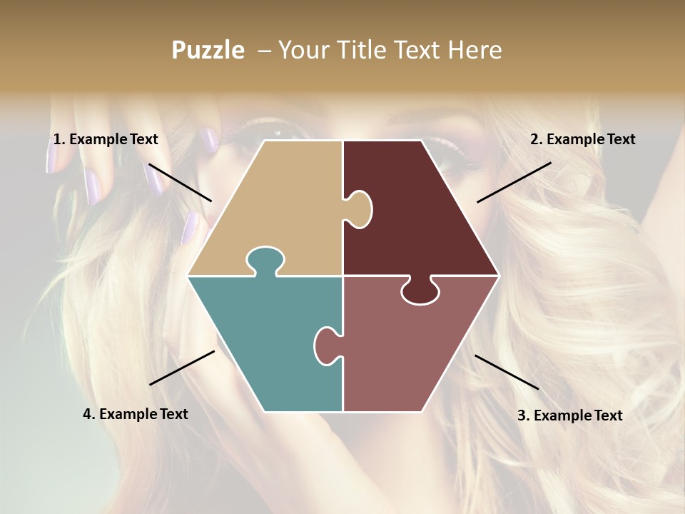 Curls Beauty Salon Beauty PowerPoint Template