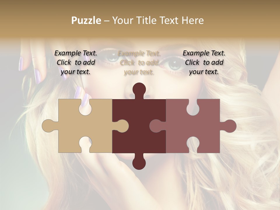 Curls Beauty Salon Beauty PowerPoint Template