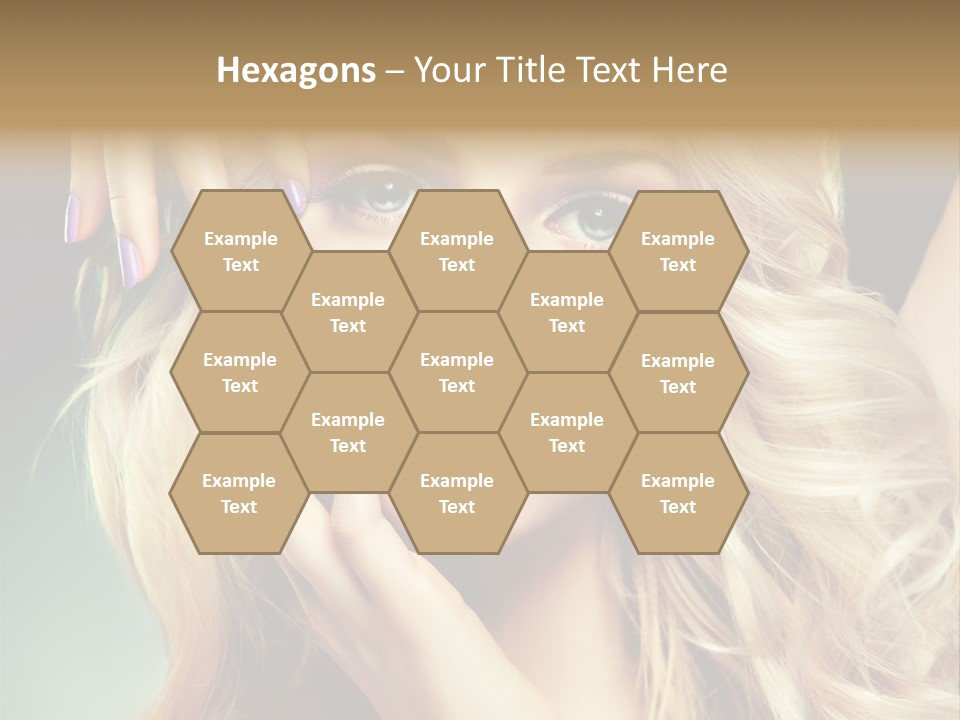 Curls Beauty Salon Beauty PowerPoint Template