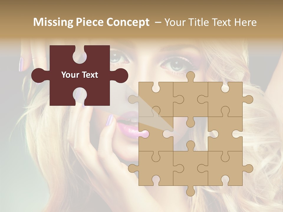 Curls Beauty Salon Beauty PowerPoint Template