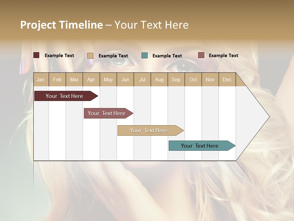 Curls Beauty Salon Beauty PowerPoint Template