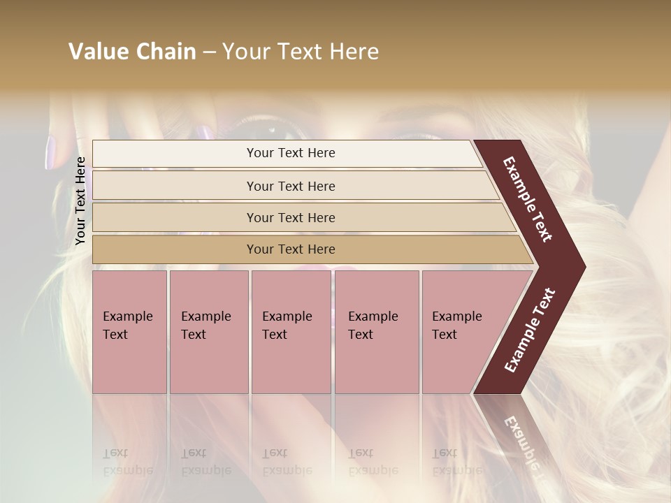 Curls Beauty Salon Beauty PowerPoint Template