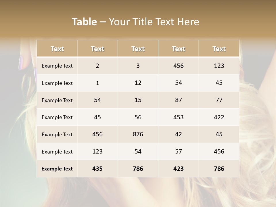 Curls Beauty Salon Beauty PowerPoint Template