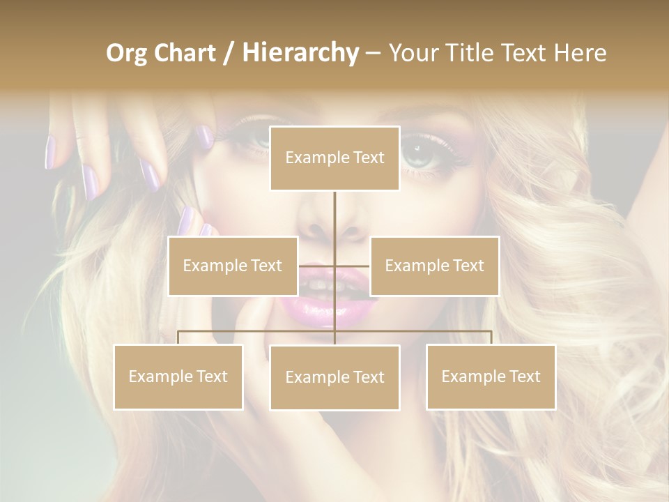 Curls Beauty Salon Beauty PowerPoint Template