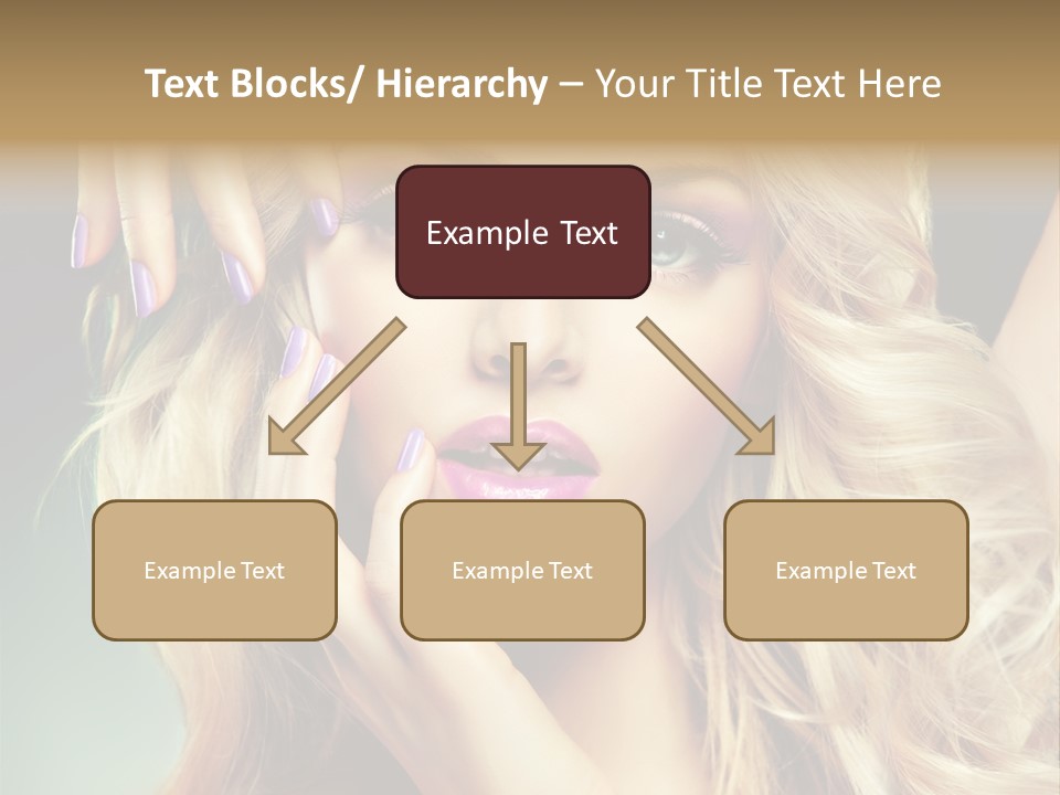 Curls Beauty Salon Beauty PowerPoint Template