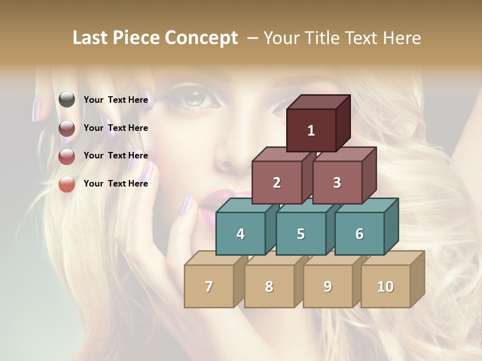 Curls Beauty Salon Beauty PowerPoint Template