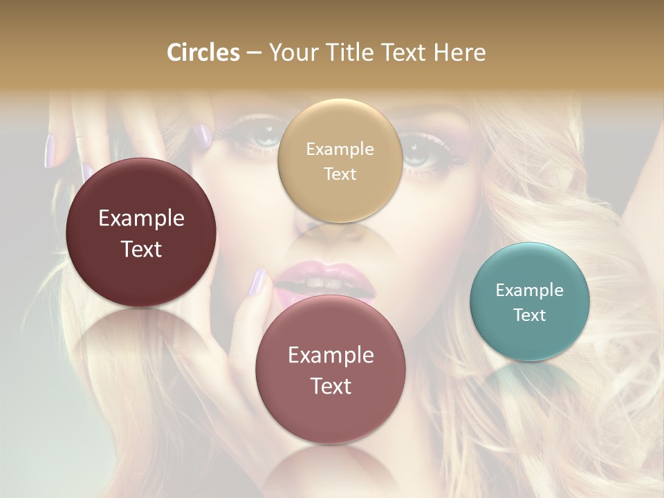 Curls Beauty Salon Beauty PowerPoint Template