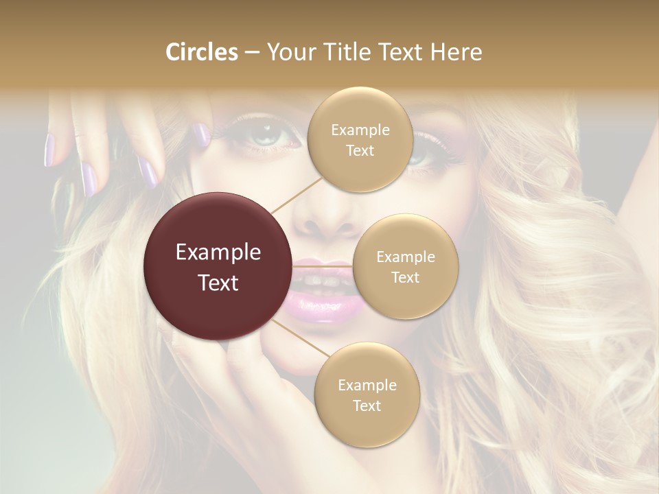 Curls Beauty Salon Beauty PowerPoint Template