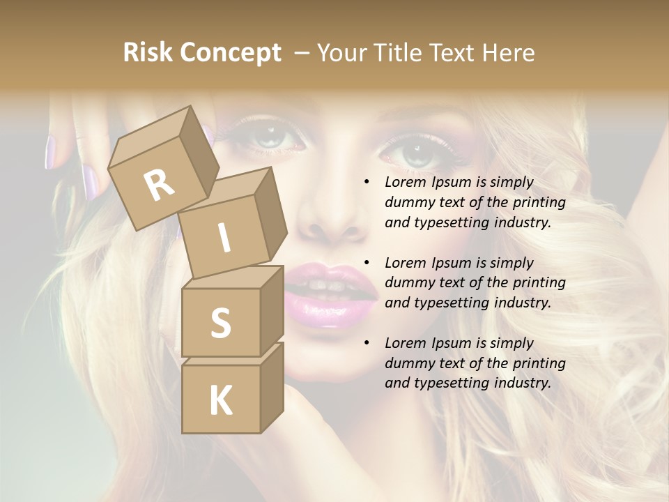 Curls Beauty Salon Beauty PowerPoint Template