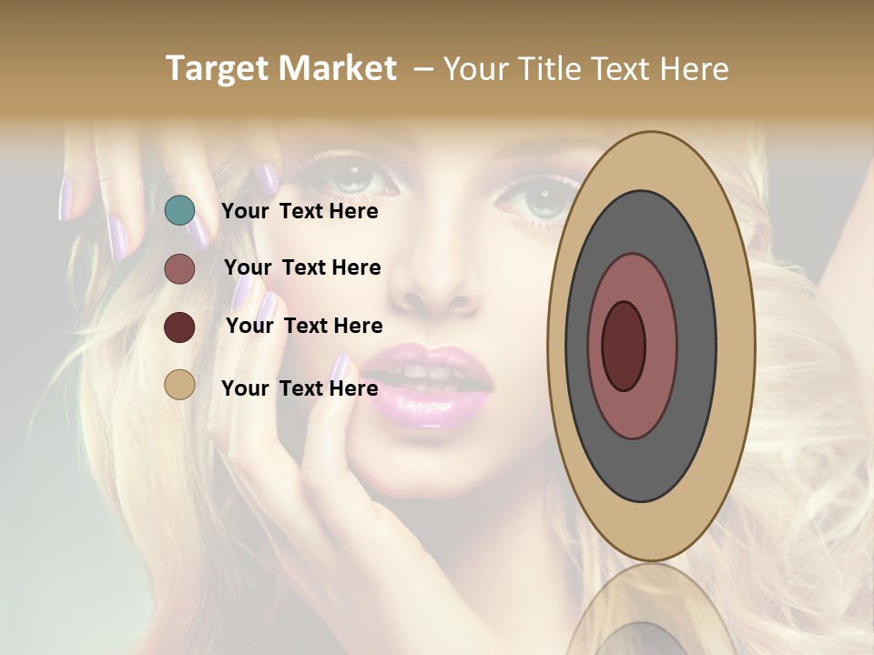 Curls Beauty Salon Beauty PowerPoint Template