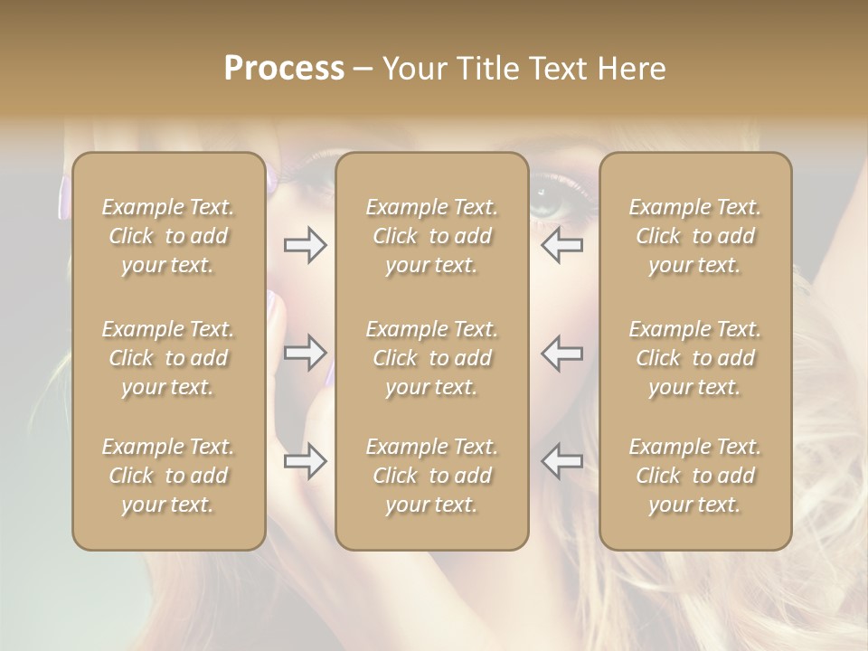 Curls Beauty Salon Beauty PowerPoint Template