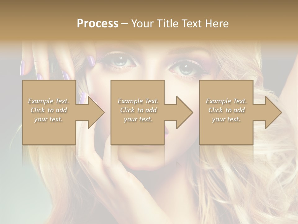 Curls Beauty Salon Beauty PowerPoint Template