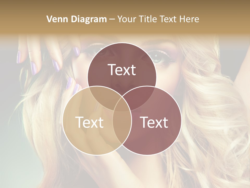 Curls Beauty Salon Beauty PowerPoint Template