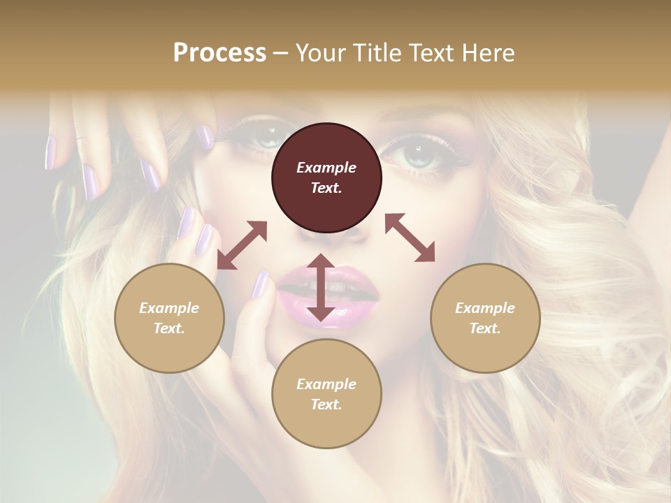 Curls Beauty Salon Beauty PowerPoint Template