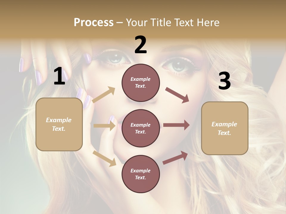Curls Beauty Salon Beauty PowerPoint Template
