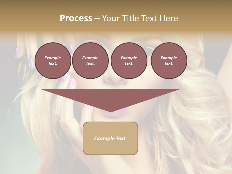 Curls Beauty Salon Beauty PowerPoint Template