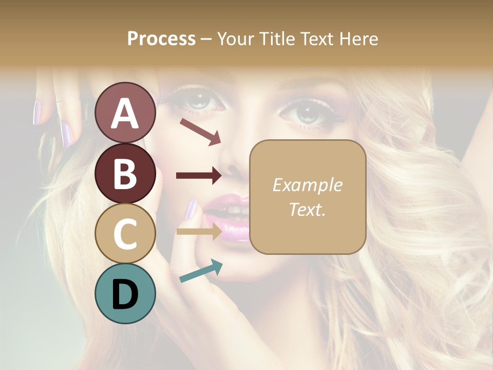 Curls Beauty Salon Beauty PowerPoint Template
