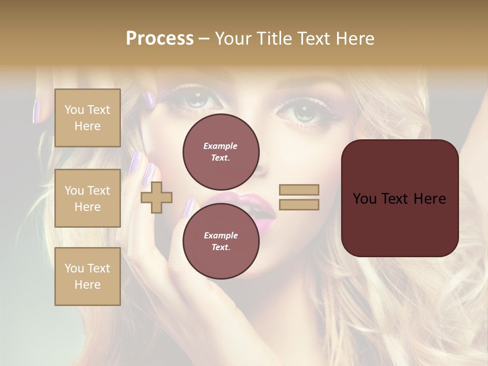 Curls Beauty Salon Beauty PowerPoint Template