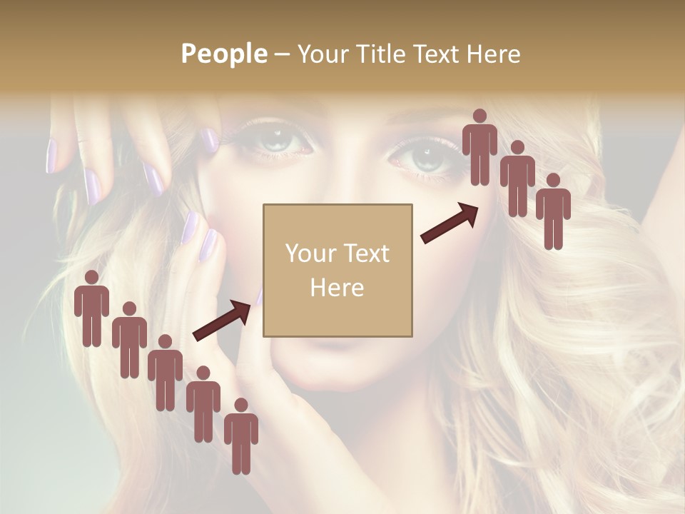 Curls Beauty Salon Beauty PowerPoint Template