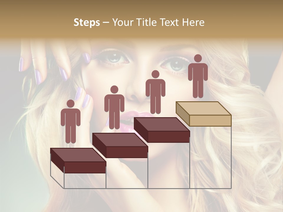 Curls Beauty Salon Beauty PowerPoint Template