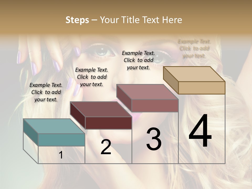 Curls Beauty Salon Beauty PowerPoint Template