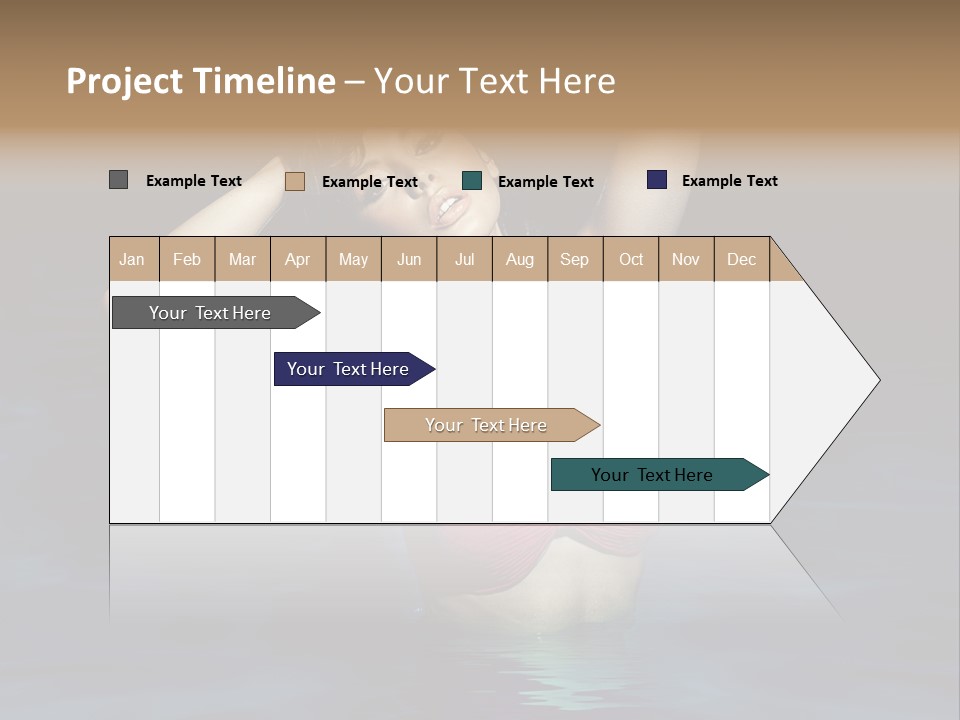 Happy Swimming Trip PowerPoint Template