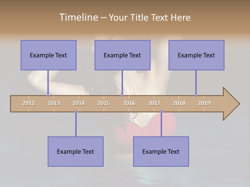Happy Swimming Trip PowerPoint Template