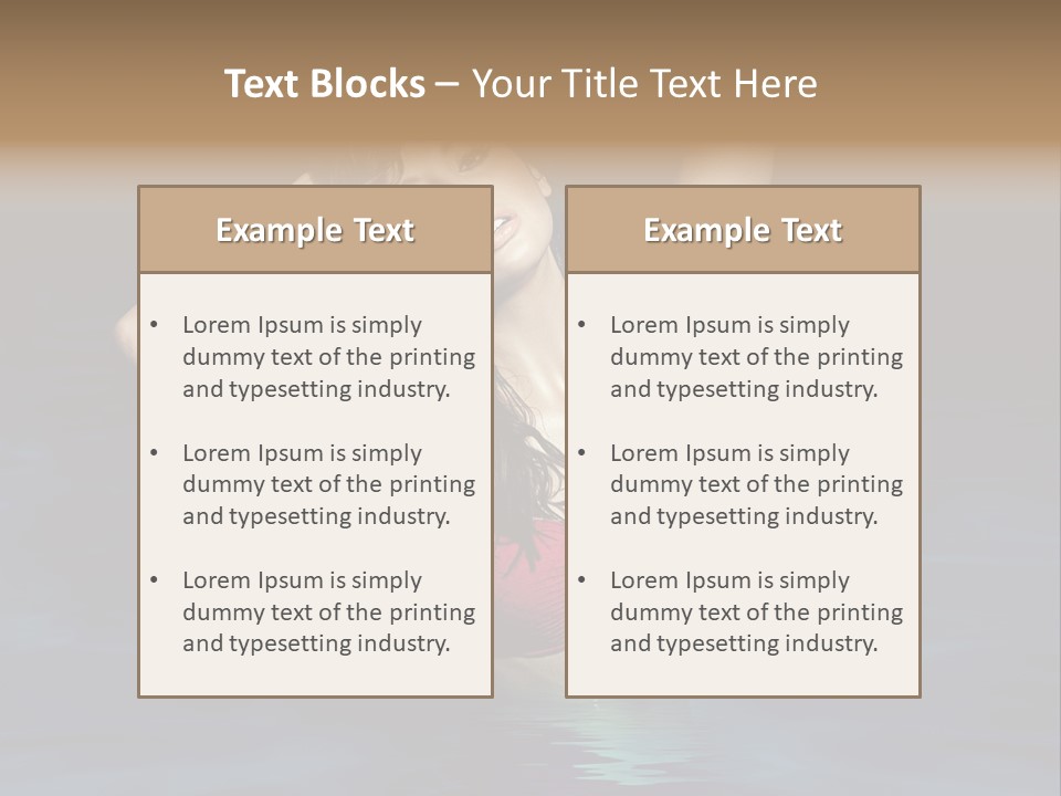 Happy Swimming Trip PowerPoint Template