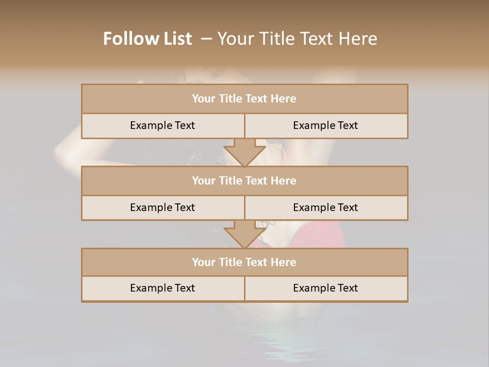 Happy Swimming Trip PowerPoint Template