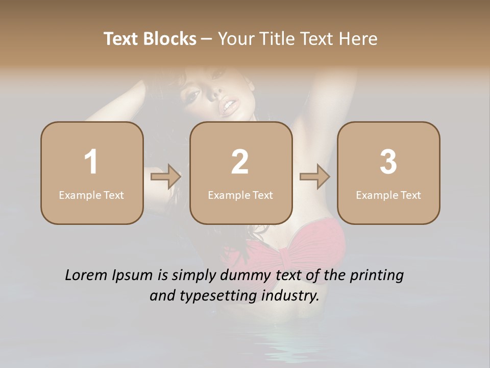 Happy Swimming Trip PowerPoint Template