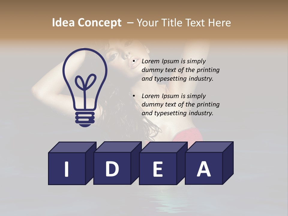 Happy Swimming Trip PowerPoint Template