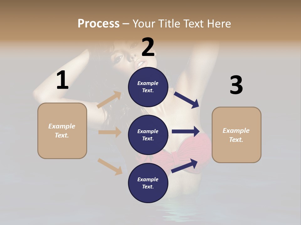 Happy Swimming Trip PowerPoint Template