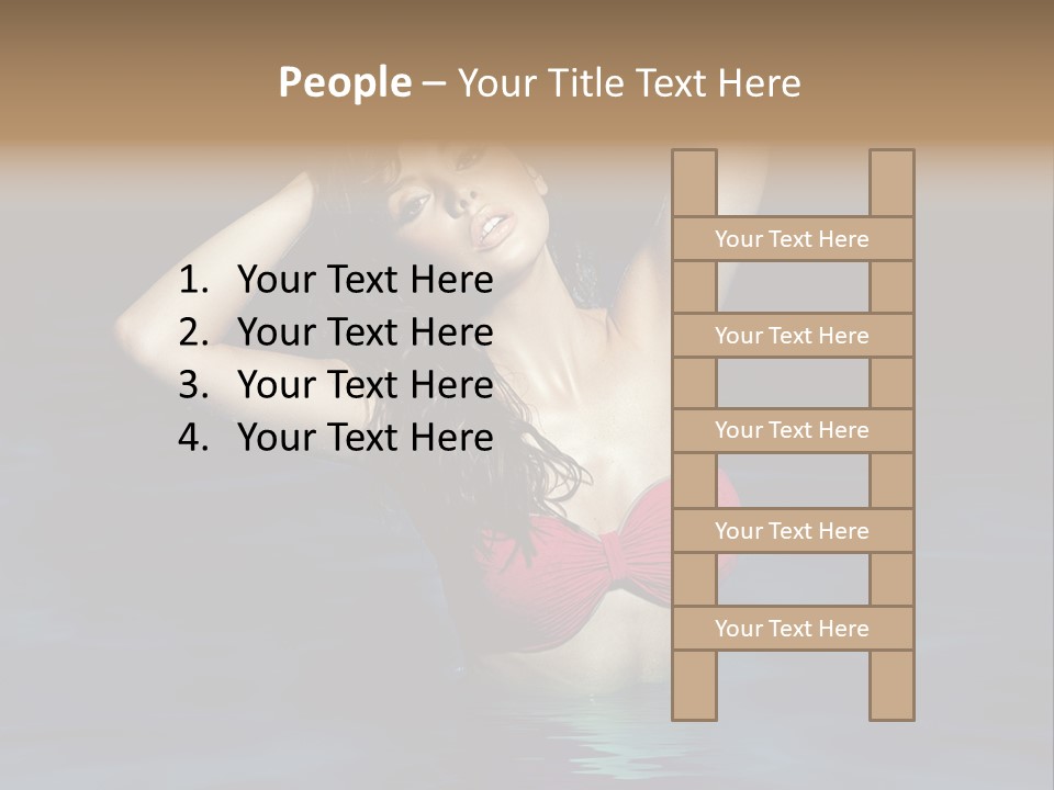 Happy Swimming Trip PowerPoint Template