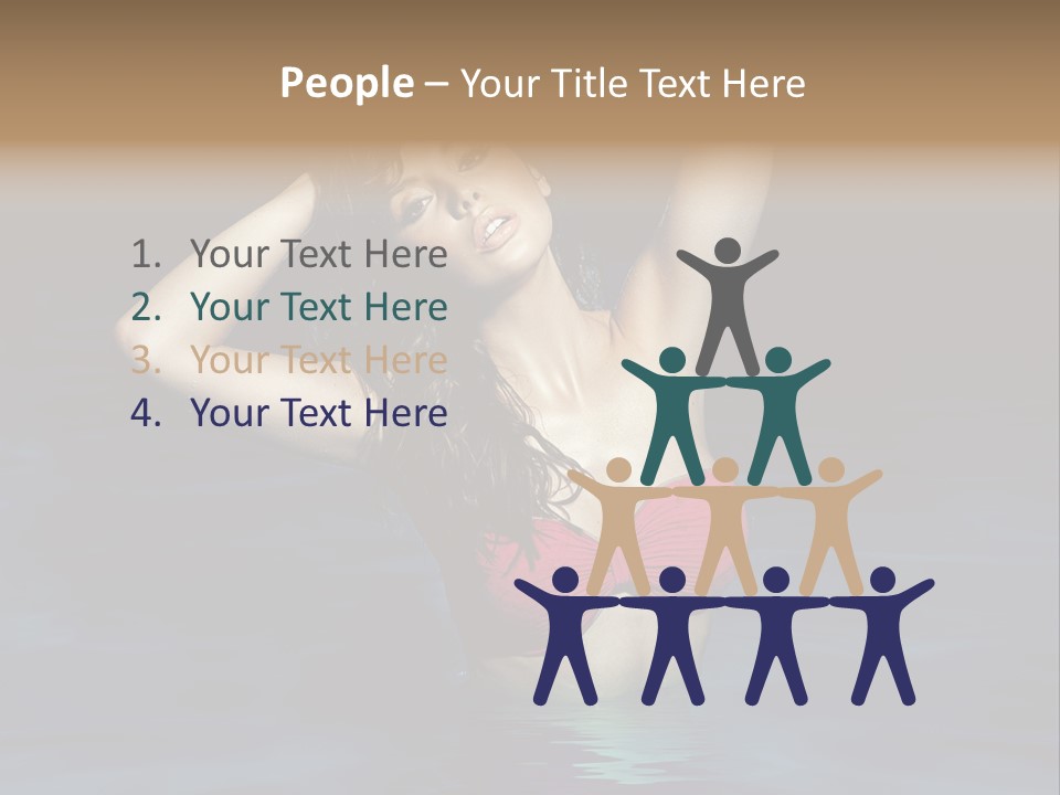 Happy Swimming Trip PowerPoint Template