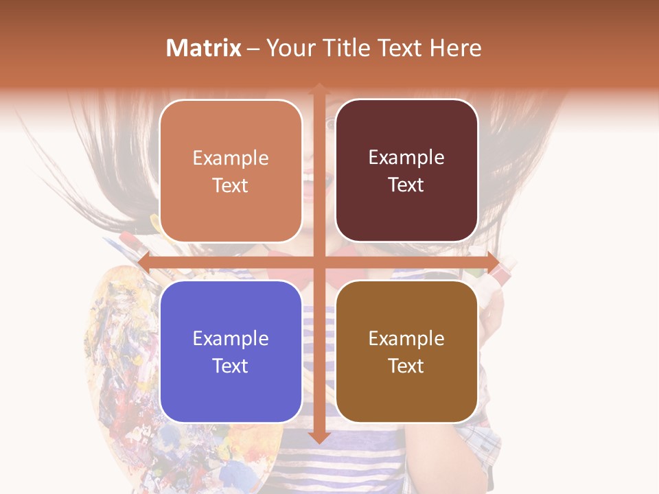 Lifestyle Working Portrait PowerPoint Template