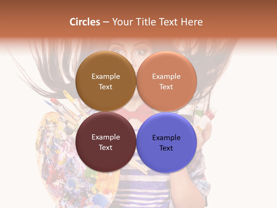 Lifestyle Working Portrait PowerPoint Template