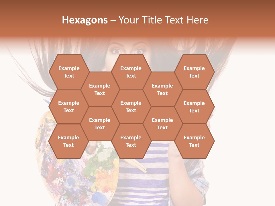 Lifestyle Working Portrait PowerPoint Template