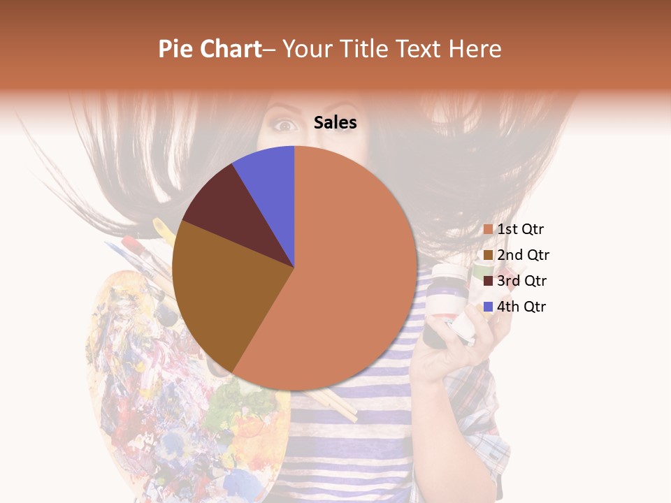 Lifestyle Working Portrait PowerPoint Template