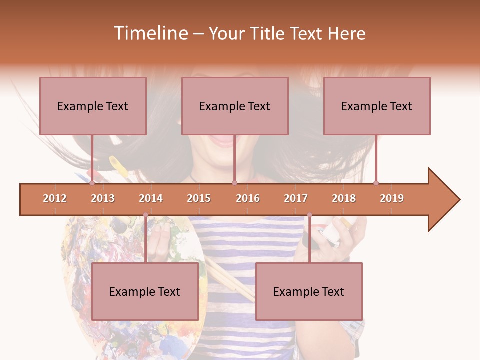 Lifestyle Working Portrait PowerPoint Template